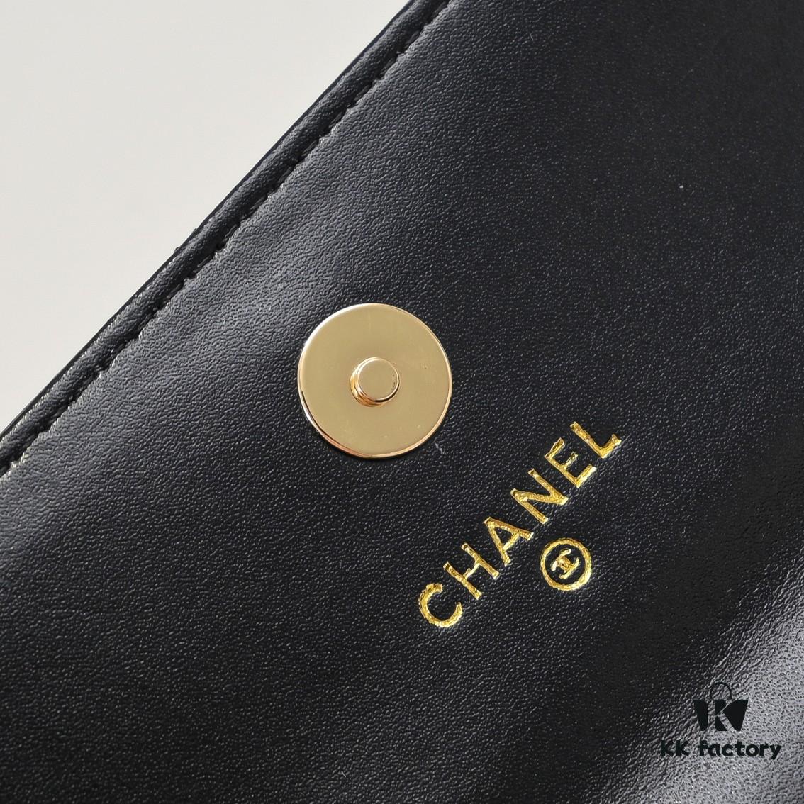 693051c5f09edb6de4c4ed3b Mini Chanel 24B New Collection WOC, Top-Grain Oil-Waxed Leather with Braided Chain Handle
