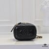 693051d7f09edb6de4c4ed56 Small Chanel 24A New Double C Enamel Buckle Cosmetic Pouch Genuine Imported Lamb Leather Stylish and Exquisite
