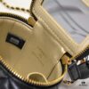 693051ddf09edb6de4c4ed5d Small Chanel 24A New Double C Enamel Buckle Cosmetic Pouch Genuine Imported Lamb Leather Stylish and Exquisite