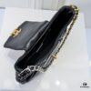 693051e3f09edb6de4c4ed63 Chanel 19 Shoulder Bag in Quilted Calfskin with CC Logo and Chain Strap