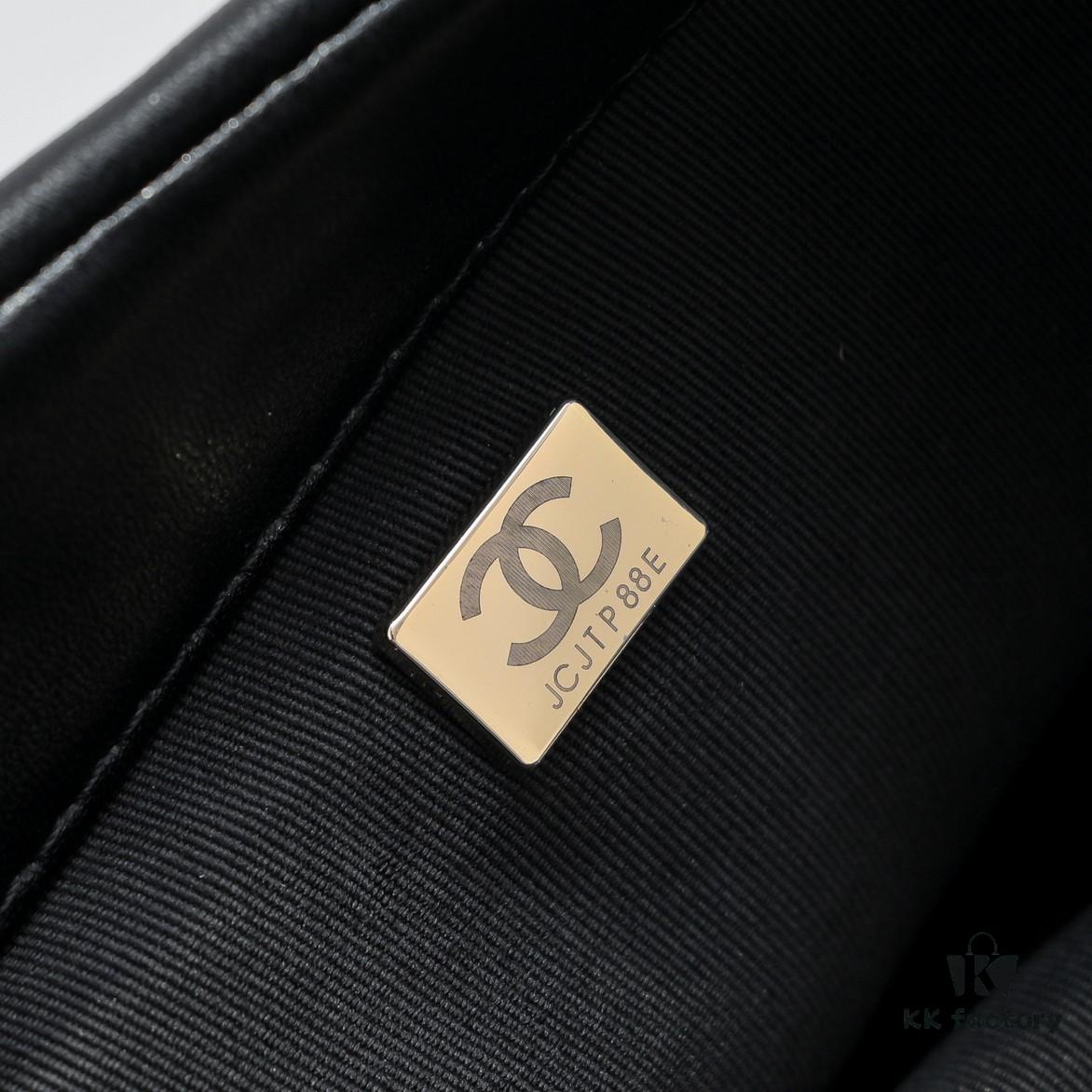 693051e3f09edb6de4c4ed64 Chanel 19 Shoulder Bag in Quilted Calfskin with CC Logo and Chain Strap