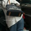 693051f3f09edb6de4c4ed7a Large New Arrival CHANEL Navy Striped Denim Beach Tote Bag