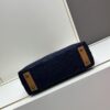 69305206f09edb6de4c4ed90 Small-sized New Arrival CHANEL Navy Blue Striped Denim Beach Tote Bag
