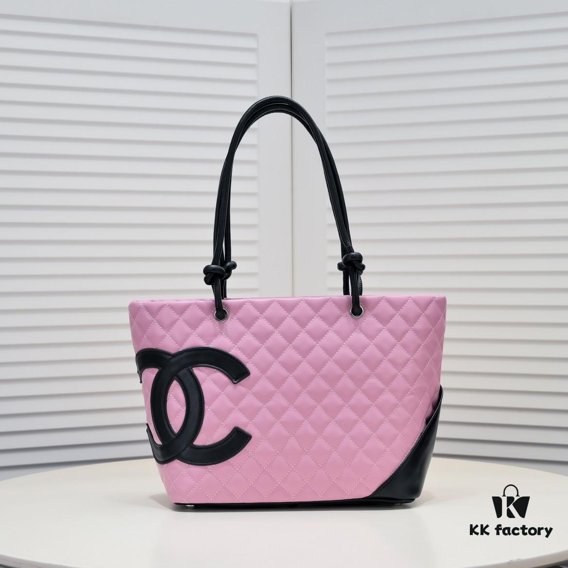 69305207f09edb6de4c4ed91 CHANEL 24A Vintage Spring Collection Mid-Century Kangpeng Tote Bag 'Market Basket' Rose 💕