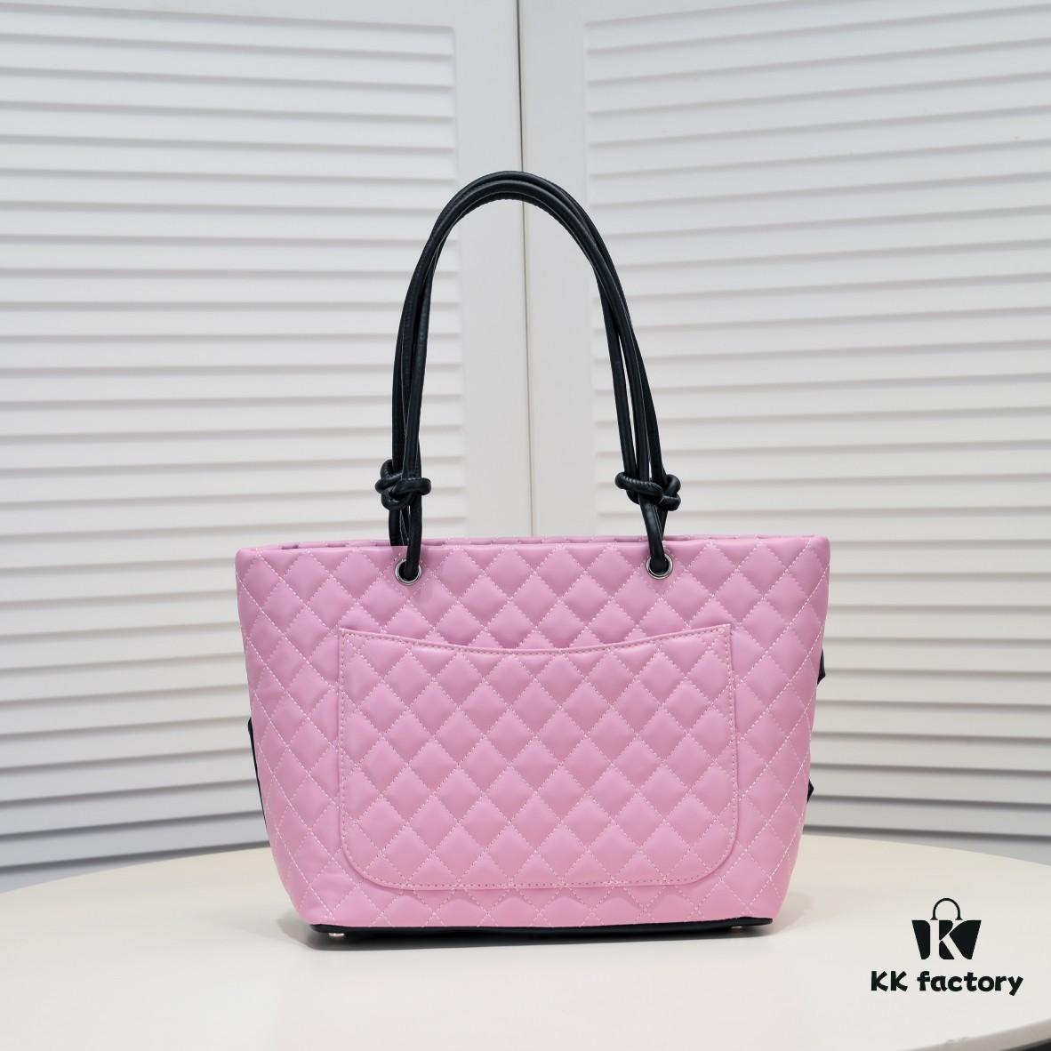 6930520cf09edb6de4c4ed98 CHANEL 24A Vintage Spring Collection Mid-Century Kangpeng Tote Bag 'Market Basket' Rose 💕