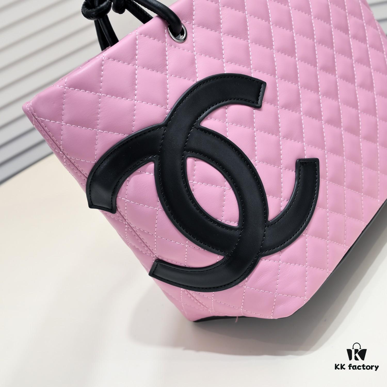 6930520ff09edb6de4c4ed9c CHANEL 24A Vintage Spring Collection Mid-Century Kangpeng Tote Bag 'Market Basket' Rose 💕