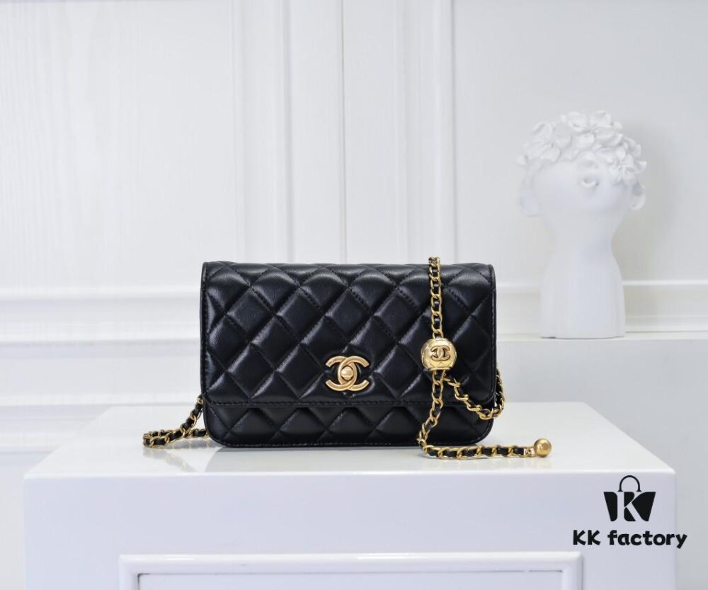 69305232f09edb6de4c4edce CHANEL Wallet on Chain Mini Bag A, Size: 19.2x12.3x3.5
