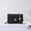 69305232f09edb6de4c4edce CHANEL Wallet on Chain Mini Bag A, Size: 19.2x12.3x3.5