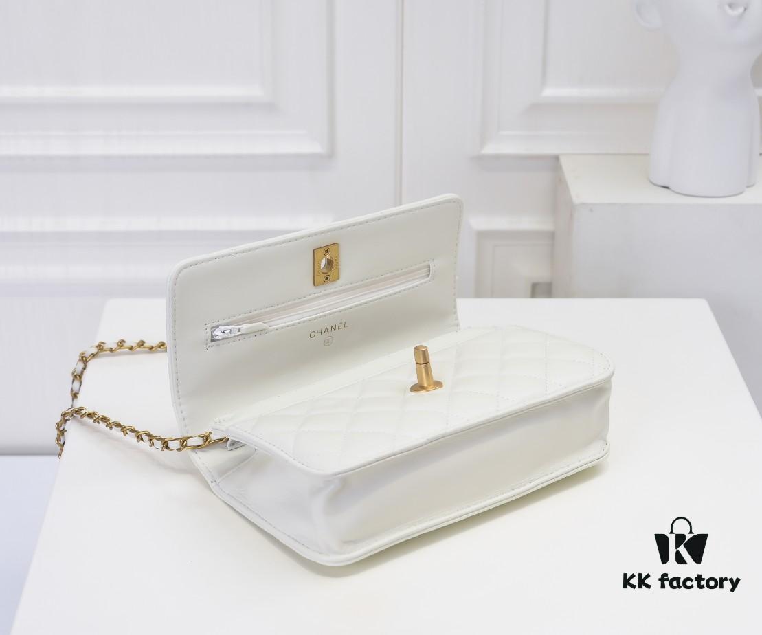 CHANEL Wallet on Chain Mini Bag A, Size: 19.2x12.3x3.5
