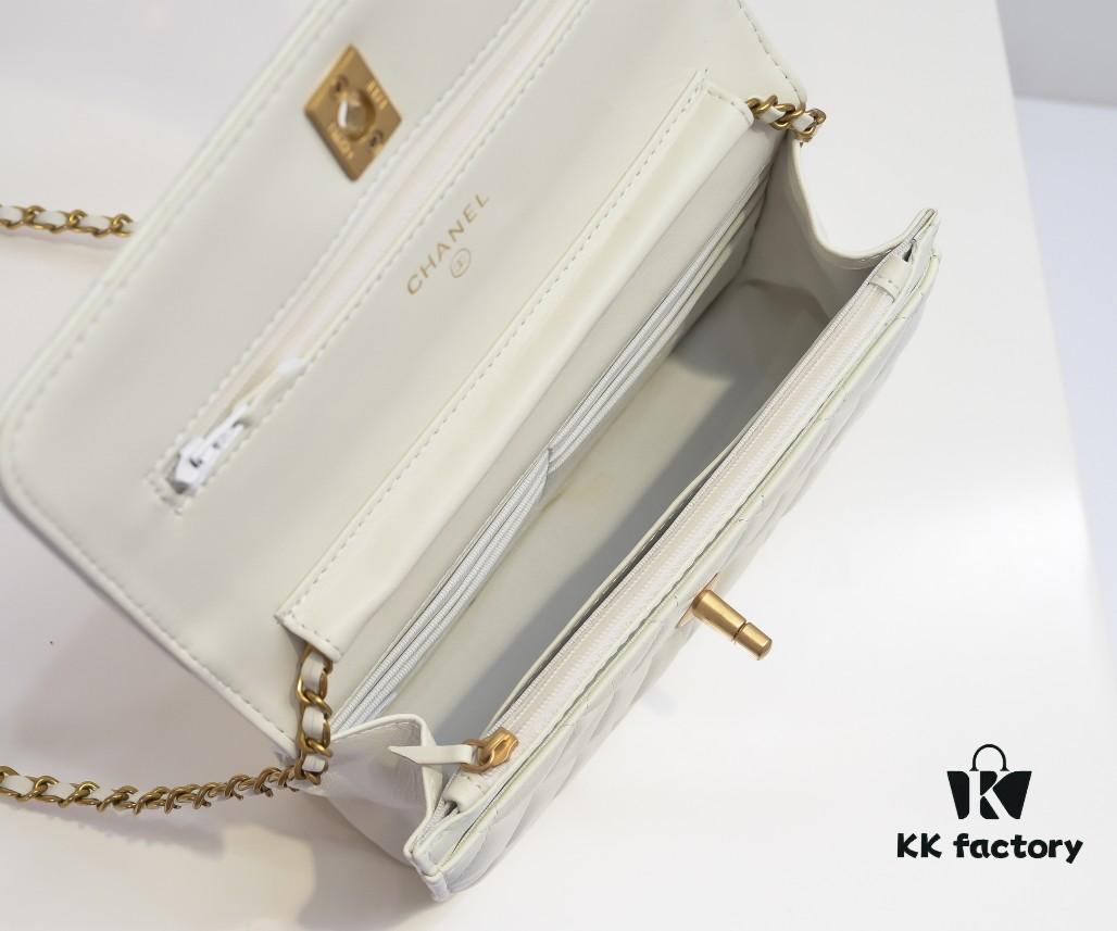 CHANEL Wallet on Chain Mini Bag A, Size: 19.2x12.3x3.5