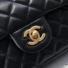 69305241f09edb6de4c4ede7 Large Khaki Chanel CF Mini Metal Flap Bag 9021 - Trending Global Hit with Decorative Gold Ball on Chain
