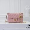 69305247f09edb6de4c4edf1 Large Pink Chanel CF Mini Metal Flap Bag Hot Selling Global Item with Small Golden Ball Accent