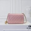 69305248f09edb6de4c4edf5 Large Pink Chanel CF Mini Metal Flap Bag Hot Selling Global Item with Small Golden Ball Accent