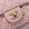 6930524af09edb6de4c4edf6 Large Pink Chanel CF Mini Metal Flap Bag Hot Selling Global Item with Small Golden Ball Accent