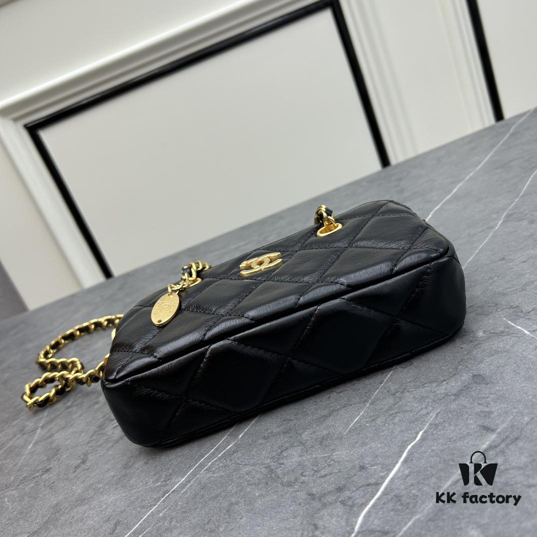 6930529ef09edb6de4c4ee63 Chanel 270 Batch Vintage-Style 23K Gold Coin Chain Bag