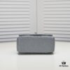 693052bcf09edb6de4c4ee89 Gray Chanel Triangle Bike Bag - High-Quality Cowhide, One-to-One Replication, Premium Craftsmanship