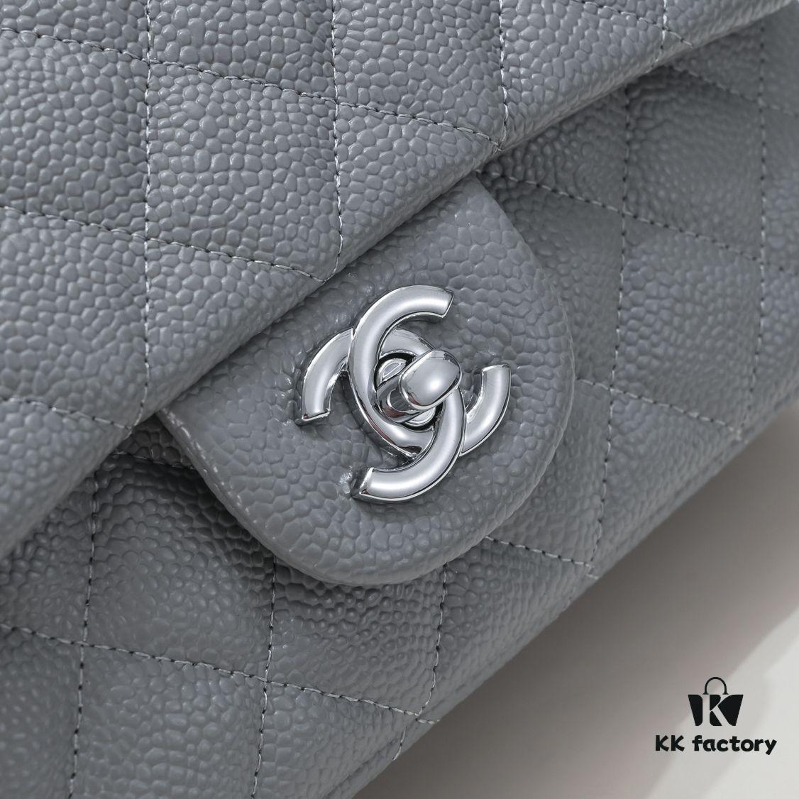 693052bdf09edb6de4c4ee8a Gray Chanel Triangle Bike Bag - High-Quality Cowhide, One-to-One Replication, Premium Craftsmanship