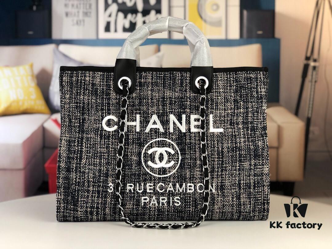 693052c1f09edb6de4c4ee8d Chanel Greek Series Latest Color Handle Canvas Beach Bag, Tote Shopping Bag