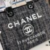 693052c1f09edb6de4c4ee8e Chanel Greek Series Latest Color Handle Canvas Beach Bag, Tote Shopping Bag