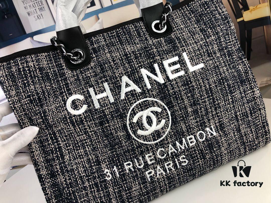 693052c1f09edb6de4c4ee8e Chanel Greek Series Latest Color Handle Canvas Beach Bag, Tote Shopping Bag