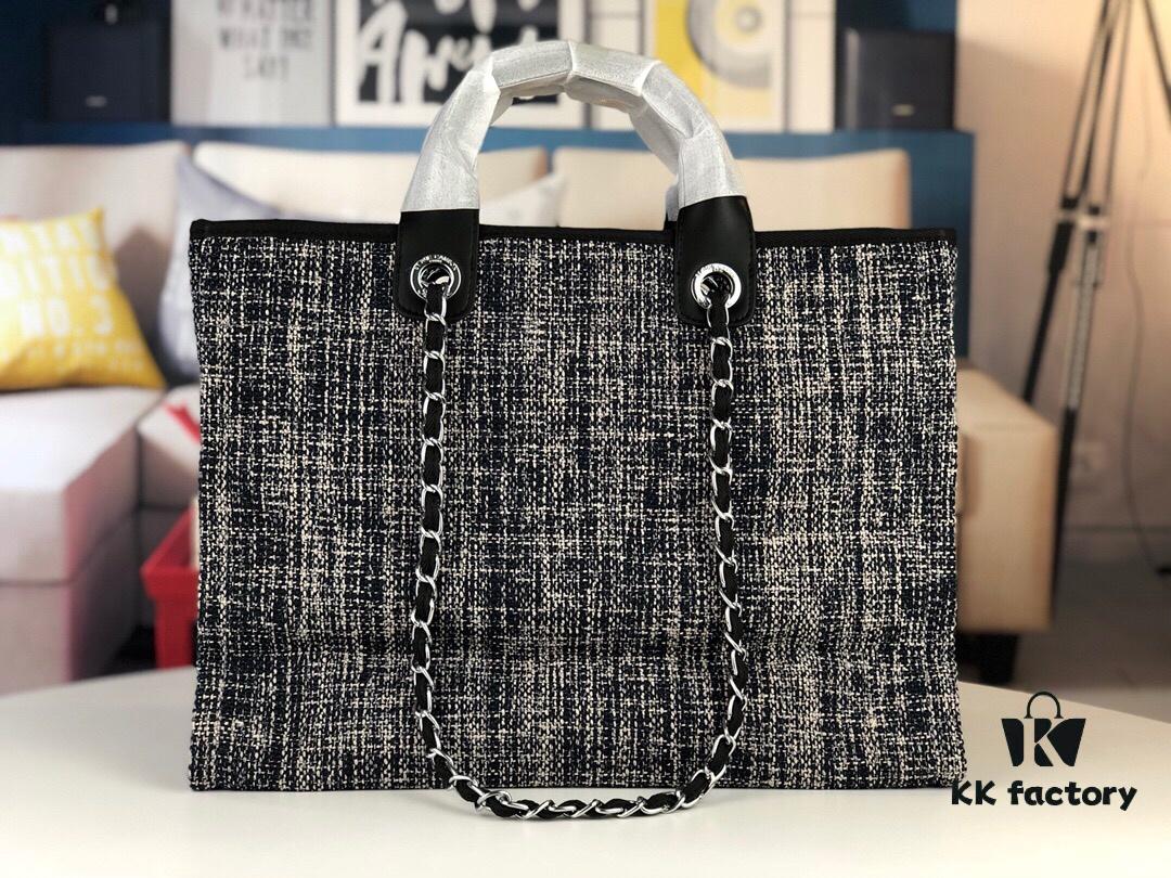 693052c2f09edb6de4c4ee91 Chanel Greek Series Latest Color Handle Canvas Beach Bag, Tote Shopping Bag