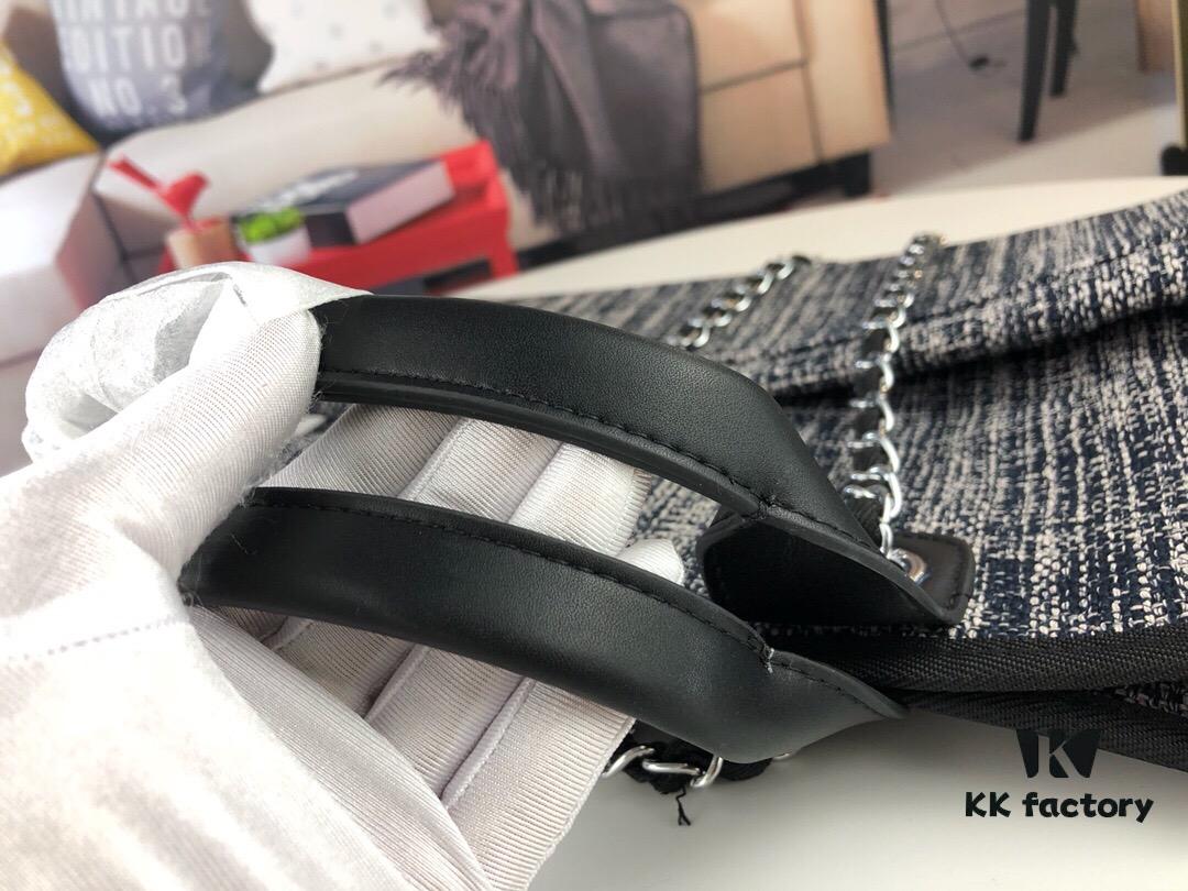 693052c6f09edb6de4c4ee97 Chanel Greek Series Latest Color Handle Canvas Beach Bag, Tote Shopping Bag