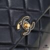 Chanel 2024 Spring-Summer Early Collection Runway Latest Model Classic Quilted Flap Bag with Bold Gold Chain Accent