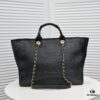 693052f6f09edb6de4c4eee1 Chanel|2021 New Straw Woven Beach Bag 🏖️ Raffia Shopping Tote!
