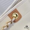 69305306f09edb6de4c4eefe Chanel Tote Bag - Spring Summer Striped Canvas Beach Shopping Bag with Chain Detail