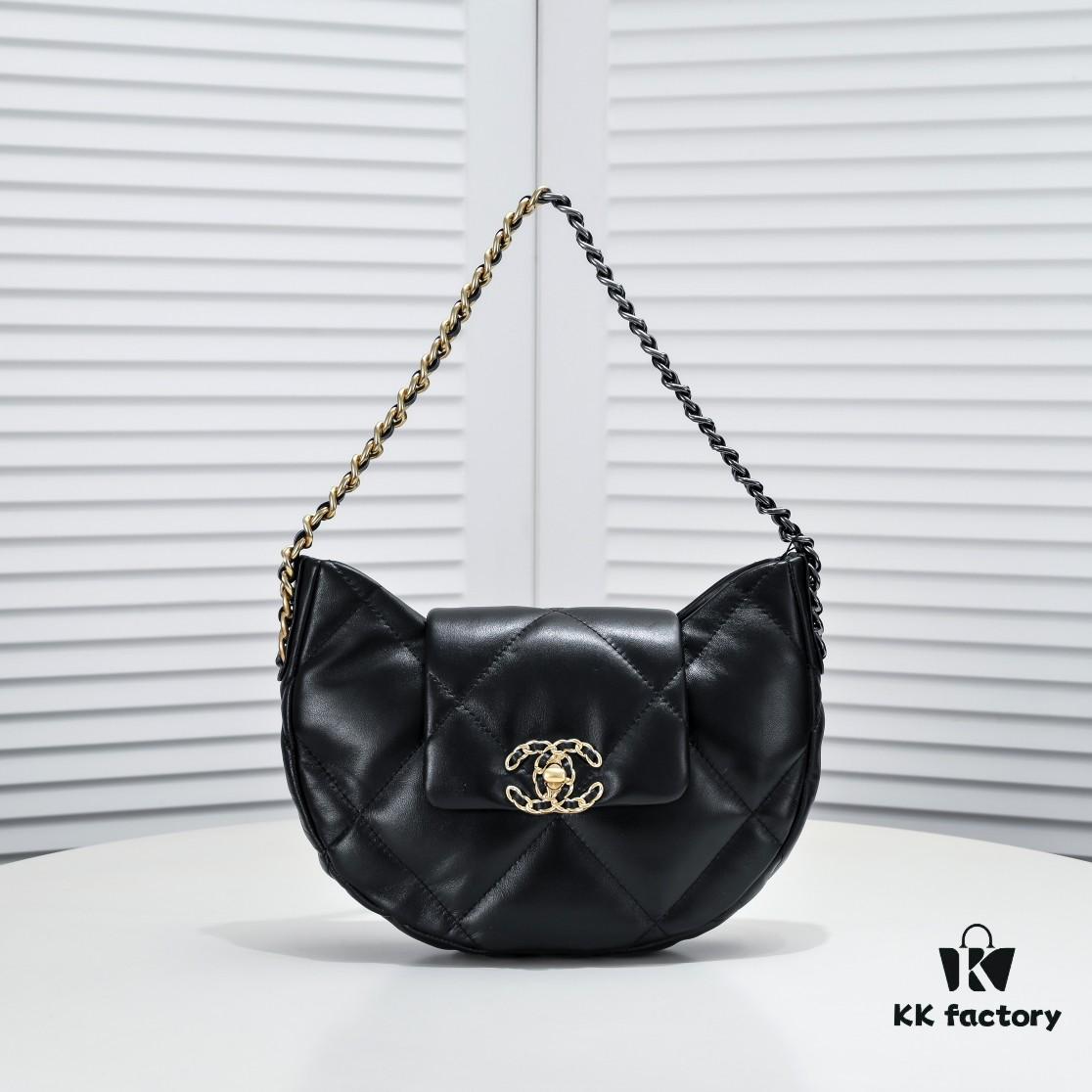 69305323f09edb6de4c4ef2c New Release‼️ CHANEL 19bag Collection 24C Pre-Spring Half-Moon Crossbody Bag