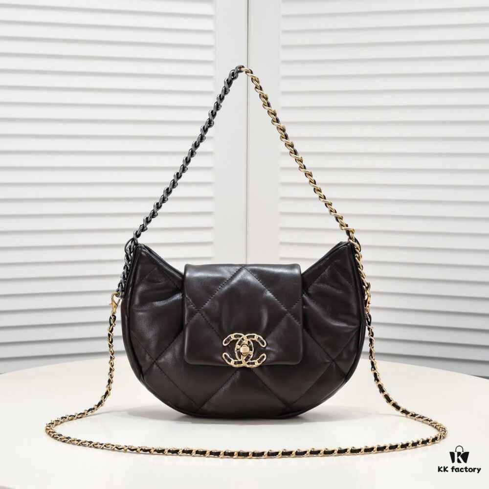 69305331f09edb6de4c4ef46 New Arrival‼️CHANEL 19bag Series 24C Pre-Spring Half-Moon Underarm Bag