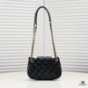 6930533df09edb6de4c4ef54 Chanel 24C Retro Large Logo Hobo Shoulder Bag in Black Lambskin