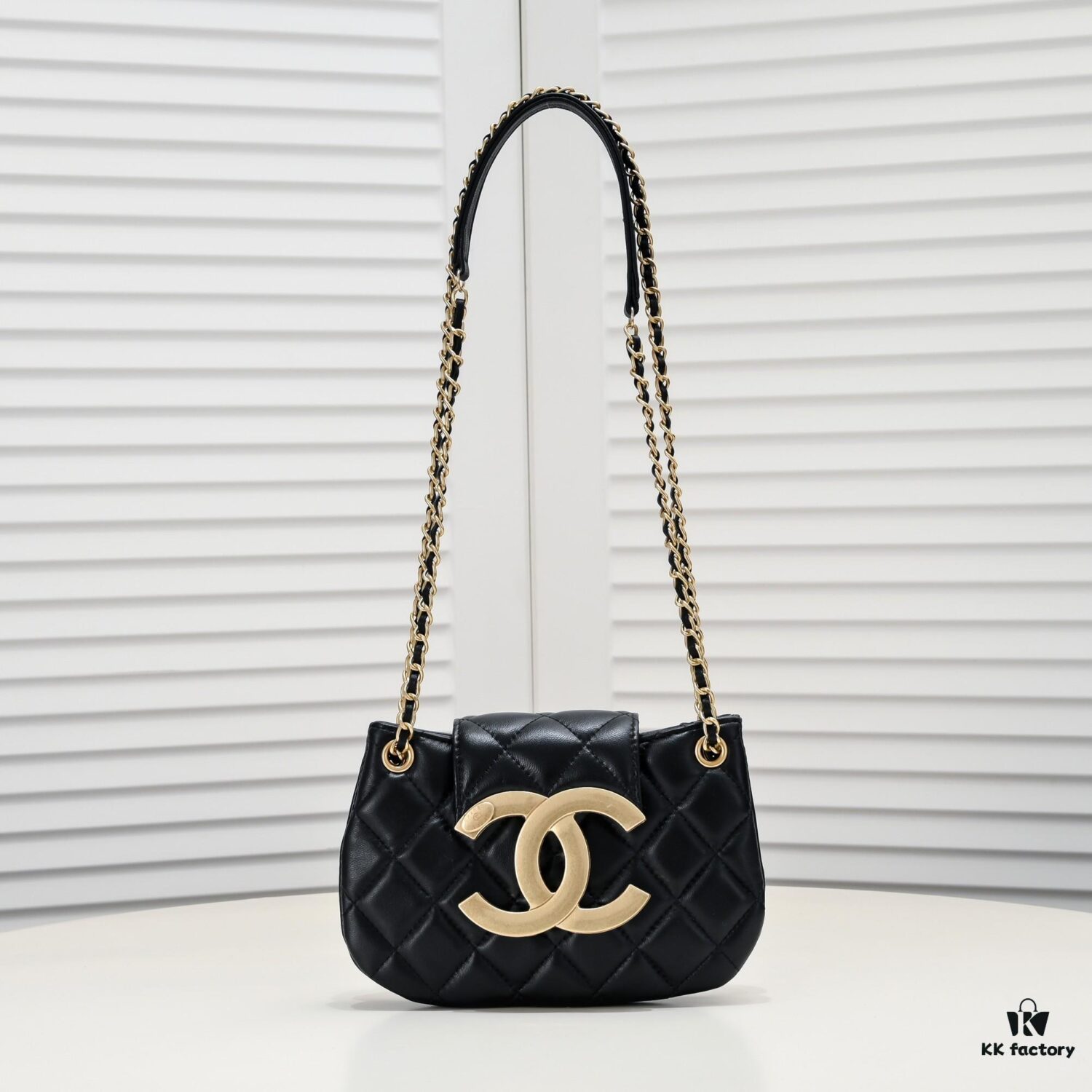 6930533ef09edb6de4c4ef58 Chanel 24C Retro Large Logo Hobo Shoulder Bag in Black Lambskin