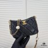 6930534af09edb6de4c4ef69 CHANEL 24S Pearl Adjustable Hobo Bag in Soft Lambskin