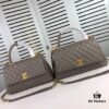 69305361f09edb6de4c4ef94 Large Gray Chanel Bag 💥 Unique Design Flap Tote with Detachable Strap, Dual Carry Options
