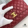 69305369f09edb6de4c4efa0 Large Burgundy Chanel-Style Tote Bag with Unique Flap Design, Dual Carry Options (Shoulder & Handheld)
