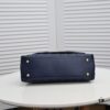 6930537bf09edb6de4c4efb5 Deep Blue with Red Accents Chanel-Style Flap Bag, Unique Design, Dual Shoulder and Handheld Wear, Imported Top Layer Cowhide, Lychee Texture, Upgraded Full Imported Gold-Tone Hardware, Master Craftsmanship