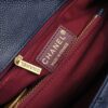 69305381f09edb6de4c4efbe Deep Blue with Red Accents Chanel-Style Flap Bag, Unique Design, Dual Shoulder and Handheld Wear, Imported Top Layer Cowhide, Lychee Texture, Upgraded Full Imported Gold-Tone Hardware, Master Craftsmanship