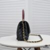 69305383f09edb6de4c4efc1 Black and Red Hand-Exchanged Chanel - Unique Design Flap Bag for Shoulder or Handheld Use