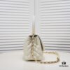 69305388f09edb6de4c4efc7 Large White Chanel Bag 💥 Unique Design Flap Tote with Detachable Strap, Dual Carry Options