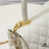 6930538cf09edb6de4c4efcc Large White Chanel Bag 💥 Unique Design Flap Tote with Detachable Strap, Dual Carry Options