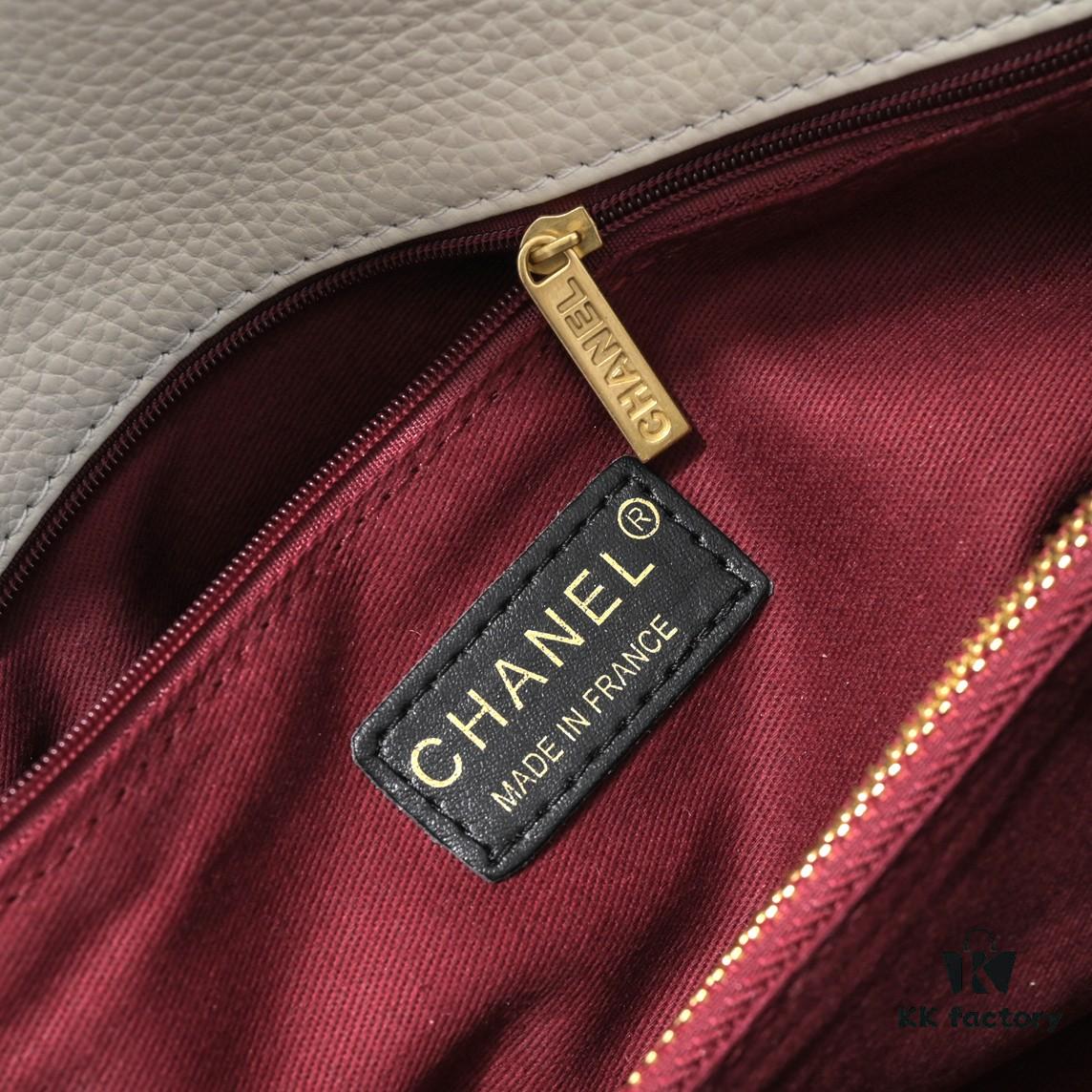 6930538ef09edb6de4c4efcf Large White Chanel Bag 💥 Unique Design Flap Tote with Detachable Strap, Dual Carry Options
