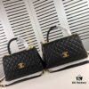 6930539cf09edb6de4c4efe3 Medium Black Chanel Flap Bag with Unique Design, Dual Carry Tote and Shoulder Style
