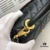 6930539ff09edb6de4c4efe6 Medium Black Chanel Flap Bag with Unique Design, Dual Carry Tote and Shoulder Style