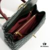 693053c0f09edb6de4c4f013 Emerald Green and Red Chanel-Style Shoulder Bag with Unique Clasp Design – Dual Carry Tote & Crossbody, Exotic Texture with Luxe Gold Hardware