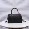 693053c5f09edb6de4c4f017 Chanel Unique Design Flap Bag with Shoulder and Top Handle - Dual Carry Style