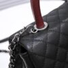693053c6f09edb6de4c4f01a Chanel Unique Design Flap Bag with Shoulder and Top Handle - Dual Carry Style