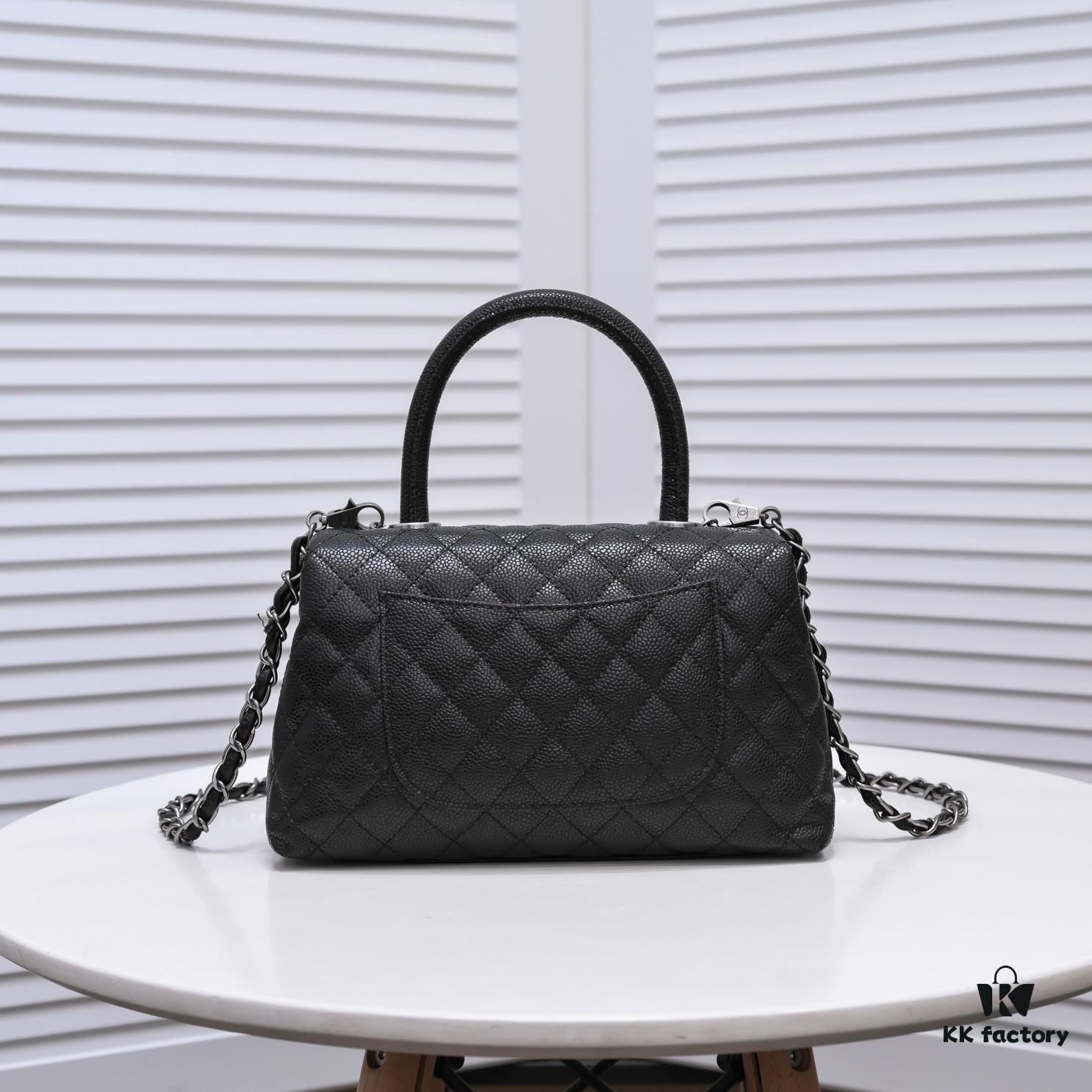 693053ccf09edb6de4c4f022 Chanel Unique Design Flap Bag, Shoulder and Handheld Dual-Purpose, Made from Imported Full-Grain Calfskin with Quilted Texture, Upgraded Gold-Tone Hardware, Handcrafted by Master Artisans