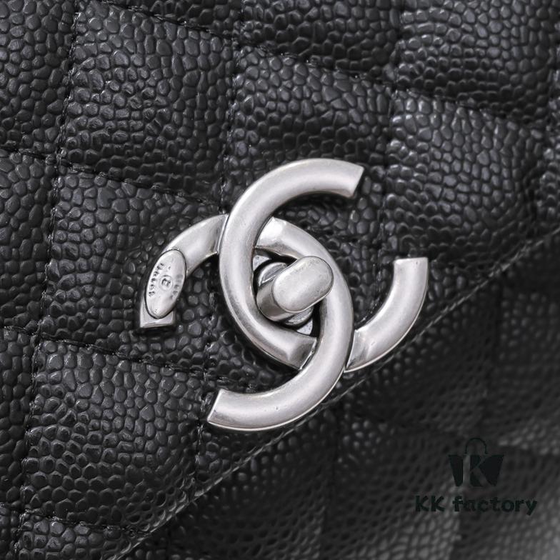 693053cdf09edb6de4c4f023 Chanel Unique Design Flap Bag with Shoulder and Top Handle - Dual Carry Style