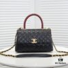 693053d6f09edb6de4c4f031 Chanel Unique Design Flap Bag with Shoulder and Top Handle, Dual Carry Style, Premium Imported Full-Grain Calfskin, Quilted Texture, Upgraded Luxury Gold-Tone Hardware, Handcrafted by Master Artisans